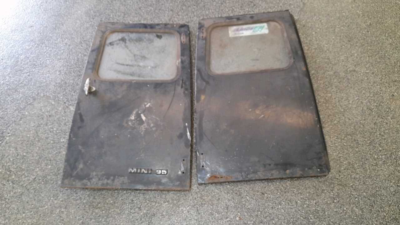 Lot 691 - PAIR OF MINI VAN REAR DOORS