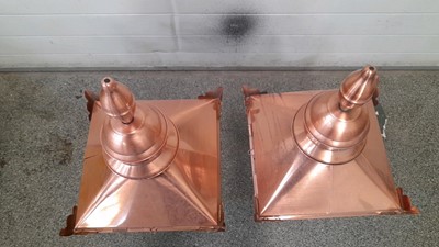 Lot 533 - PAIR OF OLD STYLE LIGHT FITTINGS