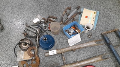 Lot 557 - GREEVES  MOTOR CYCLE SPARE PARTS