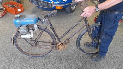 Lot 659 - RALEIGH ENGINE POWERED BICYCLE