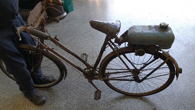 Lot 659 - RALEIGH ENGINE POWERED BICYCLE