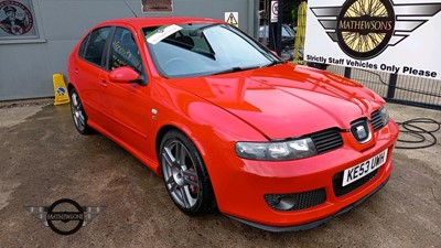 Lot 178 - 2003 SEAT LEON CUPRA R