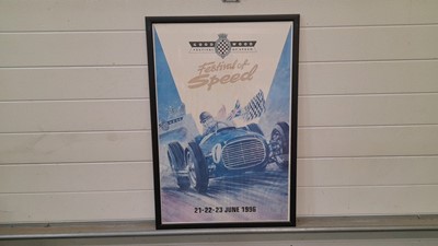 Lot 611 - GOODWOOD FESTIVAL OF SPEED FRAMED PRINT 1996