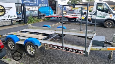 Lot 528 - BRIAN JAMES TRAILER WITH RAMP WINCH