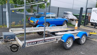 Lot 528 - BRIAN JAMES TRAILER WITH RAMP WINCH