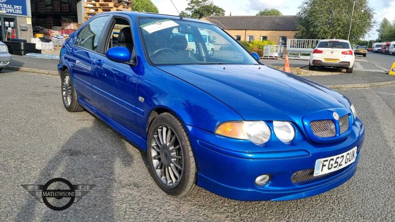 Lot 108 - 2002 MG ZS