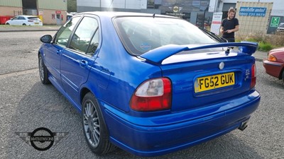 Lot 108 - 2002 MG ZS