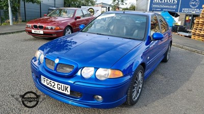 Lot 108 - 2002 MG ZS