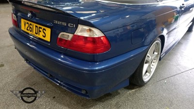 Lot 566 - 2001 BMW 325CI AUTO