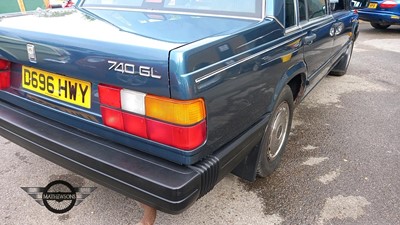 Lot 284 - 1986 VOLVO 740 GL