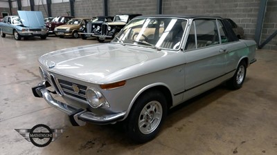 Lot 378 - 1973 BMW 2002 CABRIOLET