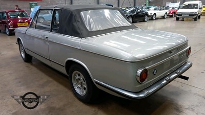 Lot 378 - 1973 BMW 2002 CABRIOLET