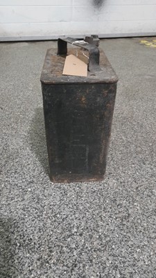 Lot 604 - SHELL AVIATION SPIRIT BLACK PETROL CAN