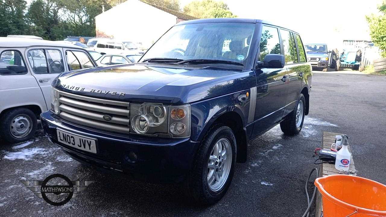 Lot 400 - 2003 LAND ROVER RANGE ROVER HSE TD6 AUTO