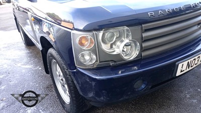 Lot 400 - 2003 LAND ROVER RANGE ROVER HSE TD6 AUTO