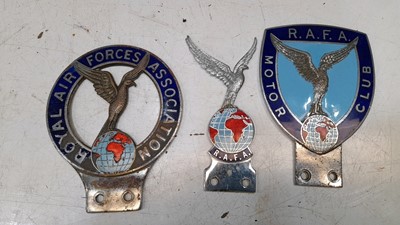 Lot 211 - 3X RAF ASSOCIATION BADGES