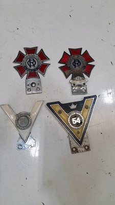 Lot 226 - 2X ORDER OF THE ROAD + 2X XVM YEAR BADGES