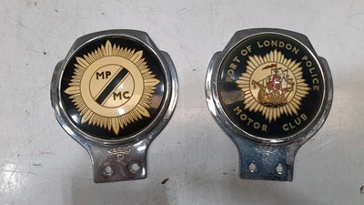 Lot 271 - 2X BADGES PORT OF LONDON POLICE & MILITARY POLICE