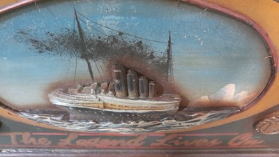 Lot 532 - TITANIC WOODEN OLD SIGN