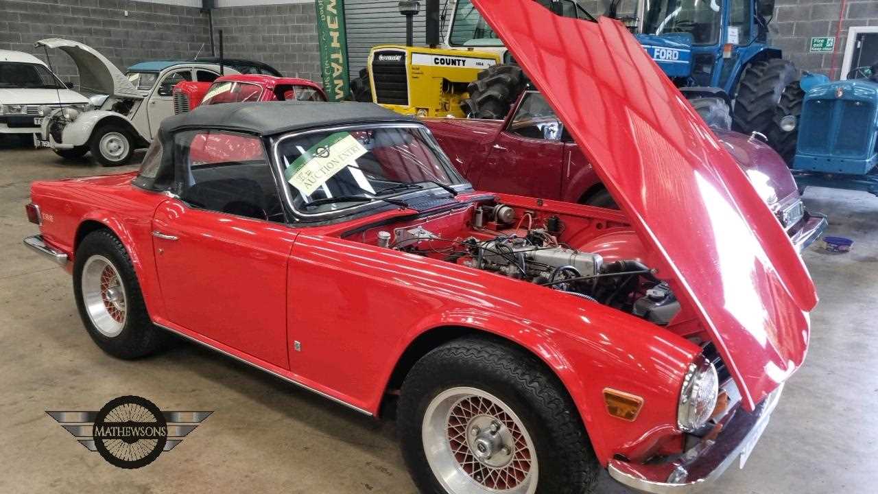 Lot 34 - 1973 TRIUMPH TR6