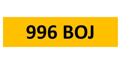 Lot 41-9 - REGISTRATION ON RETENTION - 996 BOJ