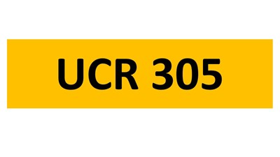 Lot 43-9 - REGISTRATION ON RETENTION - UCR 305