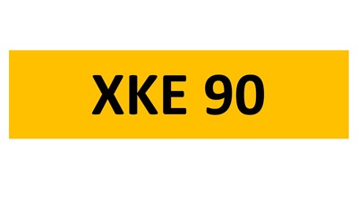 Lot 44-9 - REGISTRATION ON RETENTION - XKE 90