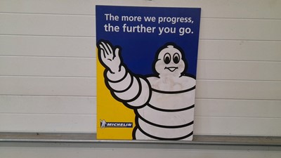 Lot 507 - MICHELIN PLASTIC SIGN SINGLE SIDED 32" X 24"