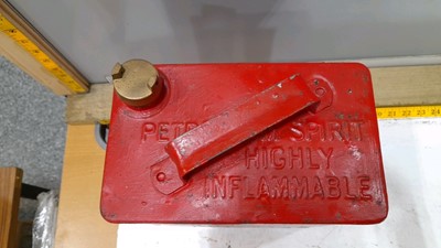 Lot 104 - RED BP PETROL CAN