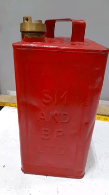 Lot 104 - RED BP PETROL CAN