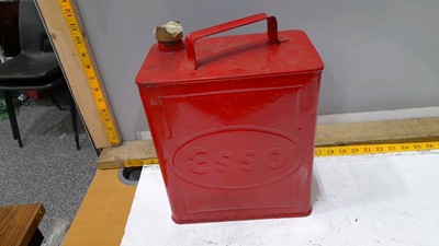 Lot 124 - RED ESSO PETROL CAN