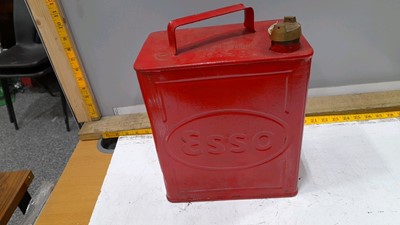 Lot 124 - RED ESSO PETROL CAN