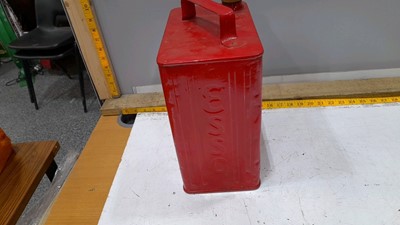 Lot 124 - RED ESSO PETROL CAN