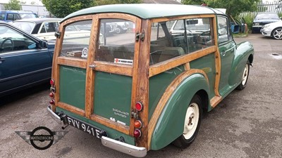 Lot 315 - 1967 MORRIS MINOR TRAVELLER