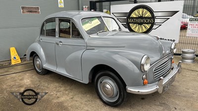 Lot 140 - 1956 MORRIS MINOR