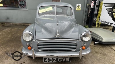 Lot 140 - 1956 MORRIS MINOR