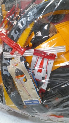 Lot 459 - BAG OF SCALEXTRIC TRACK AND ACCESSORIES