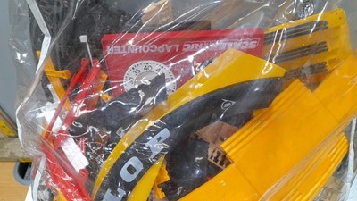 Lot 459 - BAG OF SCALEXTRIC TRACK AND ACCESSORIES