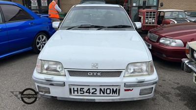 Lot 584 - 1991 VAUXHALL ASTRA GTE 16V