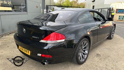 Lot 103 - 2006 BMW 650I SPORT AUTO