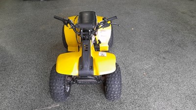 Lot 614 - SUZUKI YELLOW CHILDS 50CC QUAD