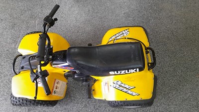 Lot 614 - SUZUKI YELLOW CHILDS 50CC QUAD