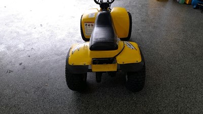 Lot 614 - SUZUKI YELLOW CHILDS 50CC QUAD