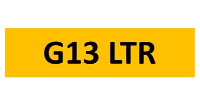 Lot 15-10 - REGISTRATION ON RETENTION - G13 LTR