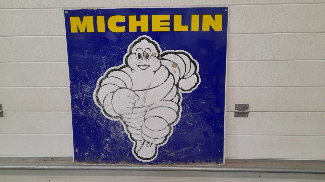 Lot 251 - MICHELIN METAL SIGN 29.5" X 29.5"