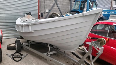 Lot 406 - CIRCA 1960 YORKSHIRE COBLE SAILING BOAT