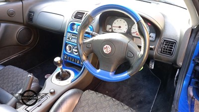 Lot 357 - 2001 MG MGF TROPHY 160