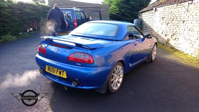 Lot 357 - 2001 MG MGF TROPHY 160