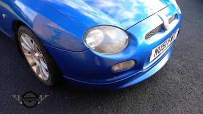 Lot 357 - 2001 MG MGF TROPHY 160