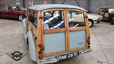 Lot 342 - 1966 MORRIS MINOR TRAVELLER